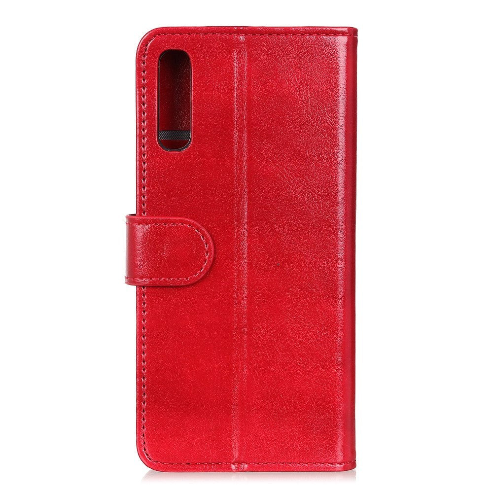 Xiaomi Mi 9 SE Neutralt Læder Cover m. Pung Rød