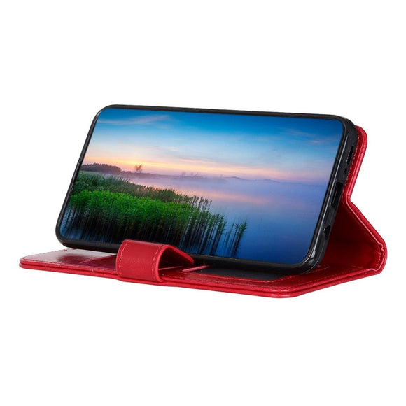 Xiaomi Mi 9 SE Neutralt Læder Cover m. Pung Rød