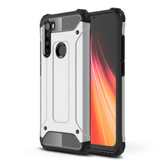 Xiaomi Redmi Note 8 Armor Guard Håndværker Cover - Sølv