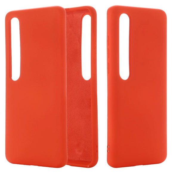 Xiaomi Mi 10 5G / Mi 10 Pro 5G Liquid Silikone Cover - Rød