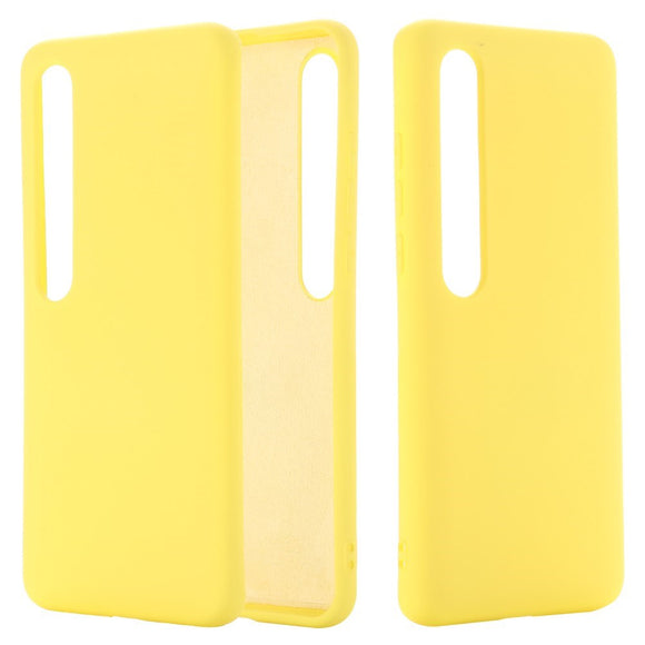Xiaomi Mi 10 5G / Mi 10 Pro 5G Liquid Silikone Cover - Gul