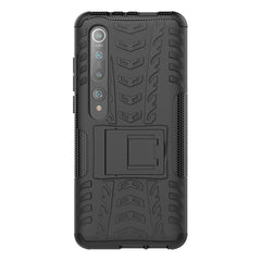 Xiaomi Mi 10 5G / Mi 10 Pro 5G Håndværker Cover m. Stander - Sort