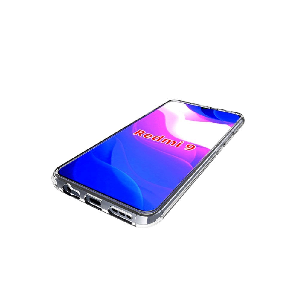 Xiaomi Redmi 9 Fleksibelt Plastik Cover - Gennemsigtig