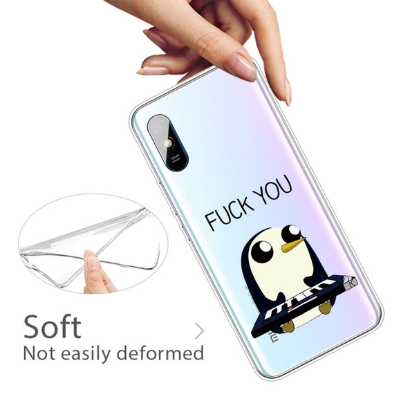 Xiaomi Redmi 9A / 9AT Plastik Cover - Pingvin