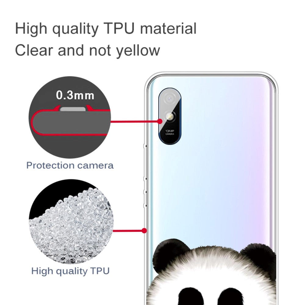 Xiaomi Redmi 9A / 9AT Plastik Cover - Panda