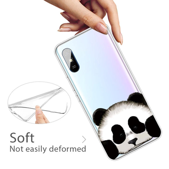 Xiaomi Redmi 9A / 9AT Plastik Cover - Panda