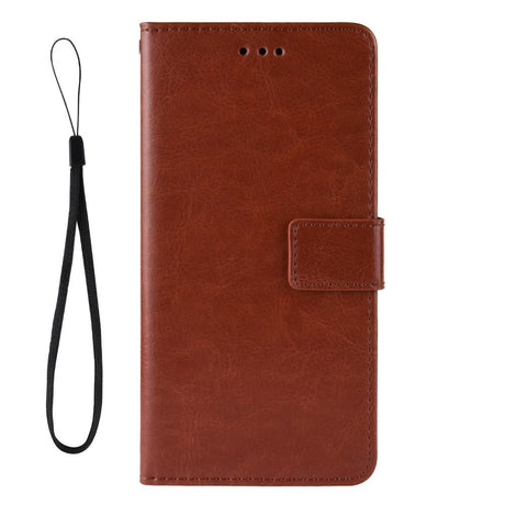 Xiaomi Redmi 9C Neutralt Læder Cover m. Pung - Brun