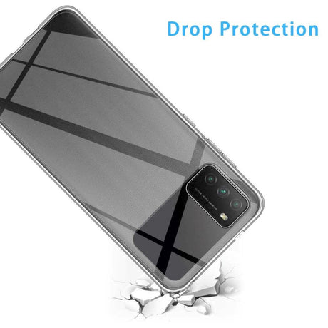 Xiaomi Poco M3 Fleksibelt Plastik Cover - Gennemsigtig