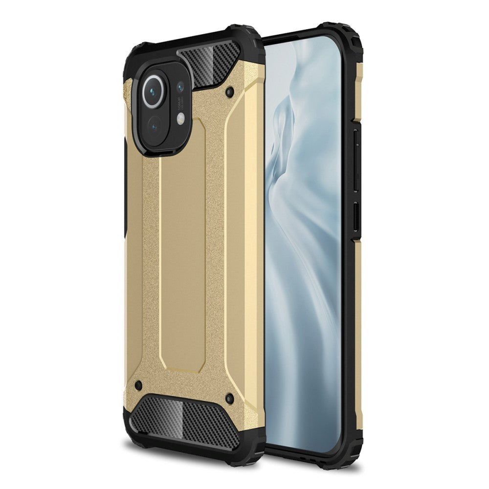 Xiaomi Mi 11 Armor Guard Håndværker Cover - Guld