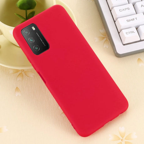 Xiaomi Poco M3 Liquid Silikone Cover - Rød