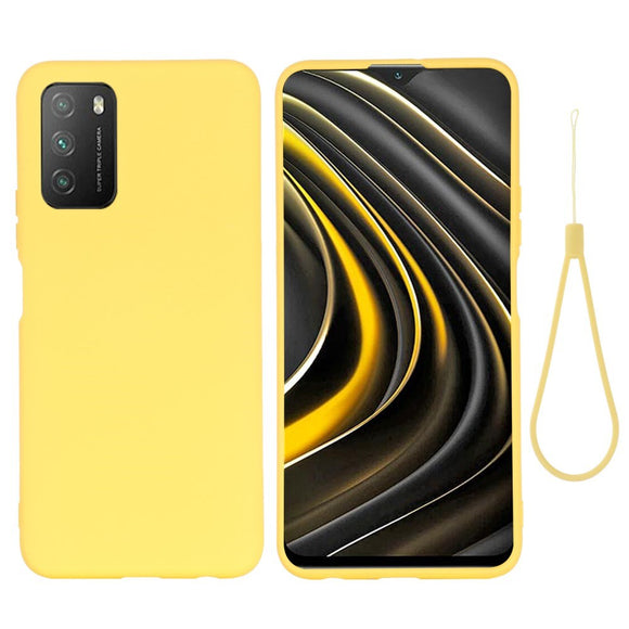 Xiaomi Poco M3 Liquid Silikone Cover - Gul