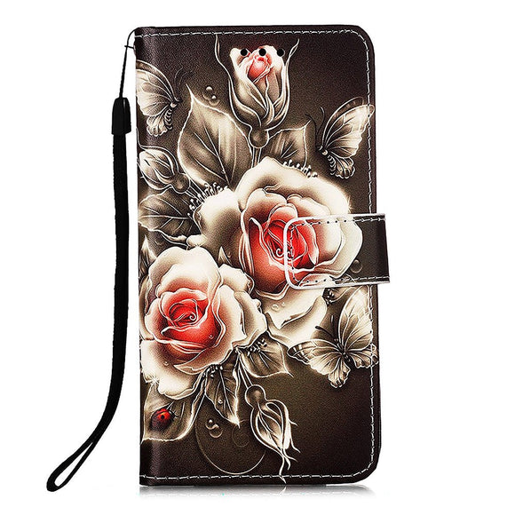 Xiaomi Mi 11 Læder Cover m. Pung - Roser