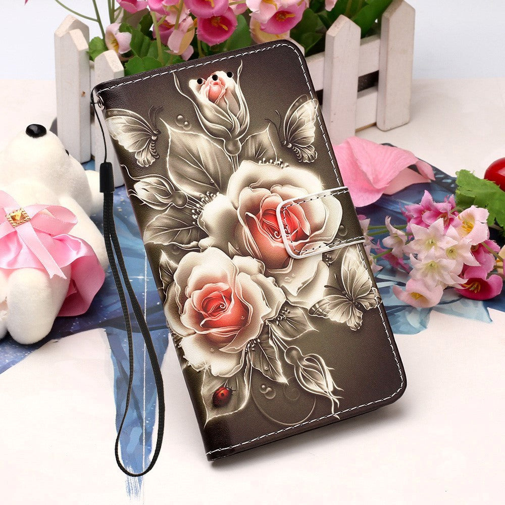 Xiaomi Mi 11 Læder Cover m. Pung - Roser