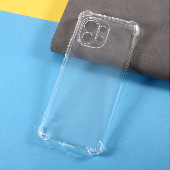 Xiaomi Mi 11 Shockproof Plastik Cover - Gennemsigtig