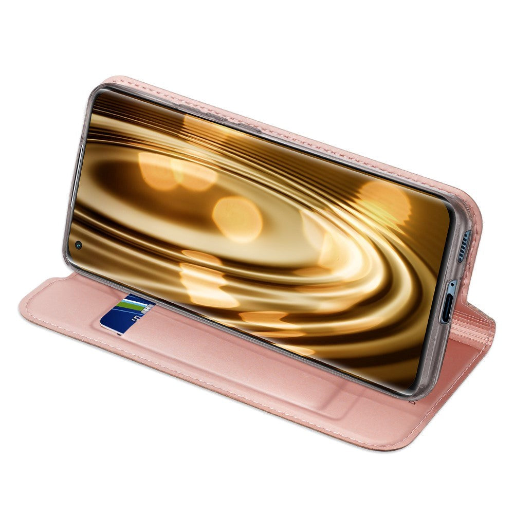 Xiaomi Mi 11 DUX DUCIS Skin Pro Series Thin Wallet Cover - Rose Gold