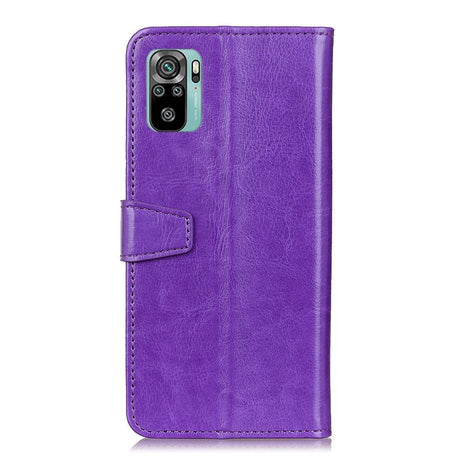 Xiaomi Poco M5S / Redmi Note 10S Cover m. Kortholder & Ståfunktion - Lilla