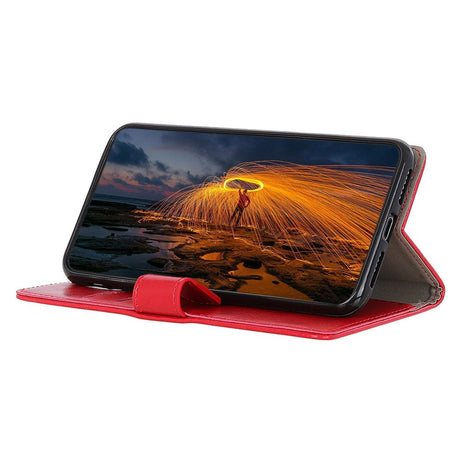 Xiaomi Poco M5S / Redmi Note 10S Cover m. Kortholder & Ståfunktion - Rød