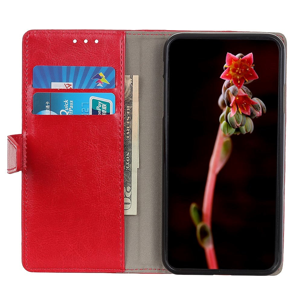 Xiaomi Poco M5S / Redmi Note 10S Cover m. Kortholder & Ståfunktion - Rød