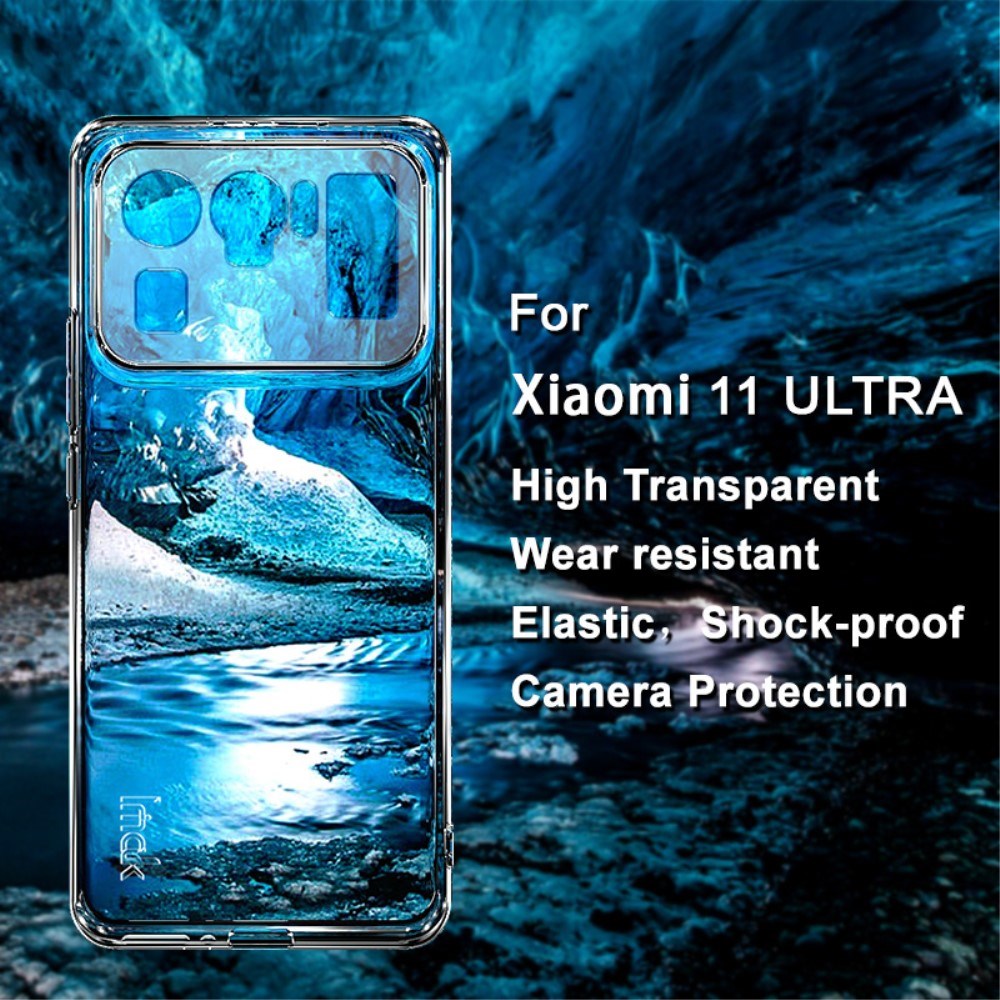 Xiaomi Mi 11 Ultra 5G IMAK UX-5 Series Fleksibelt Plastik Cover - Gennemsigtig