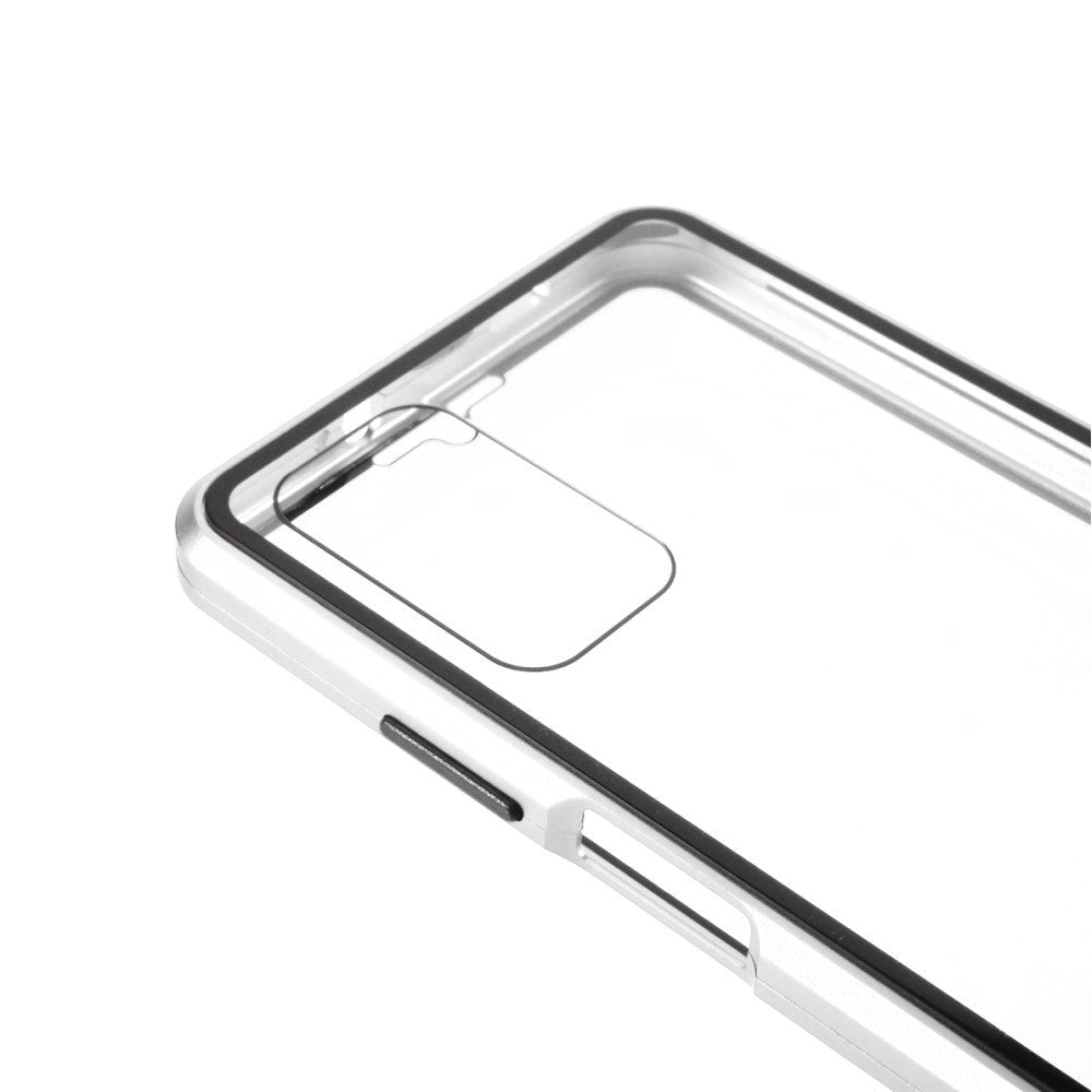 Xiaomi Poco M3 360⁰ Magnetisk Cover m. Glas Bagside & Forside - Sølv
