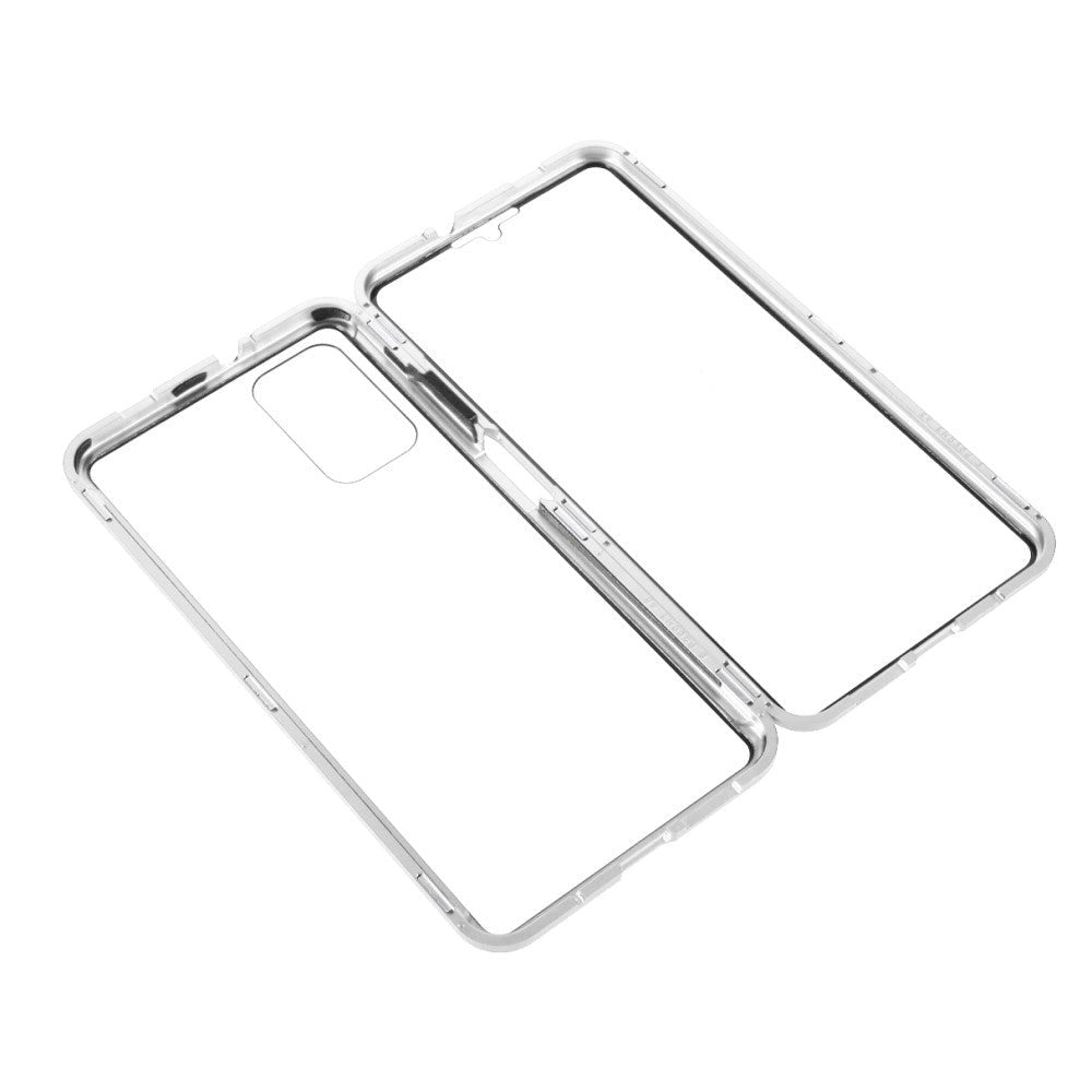 Xiaomi Poco M3 360⁰ Magnetisk Cover m. Glas Bagside & Forside - Sølv