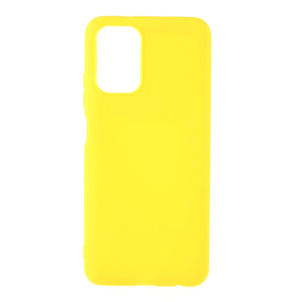 Xiaomi Poco M5S / Redmi Note 10S Fleksibelt Mat Plastik Cover - Gul