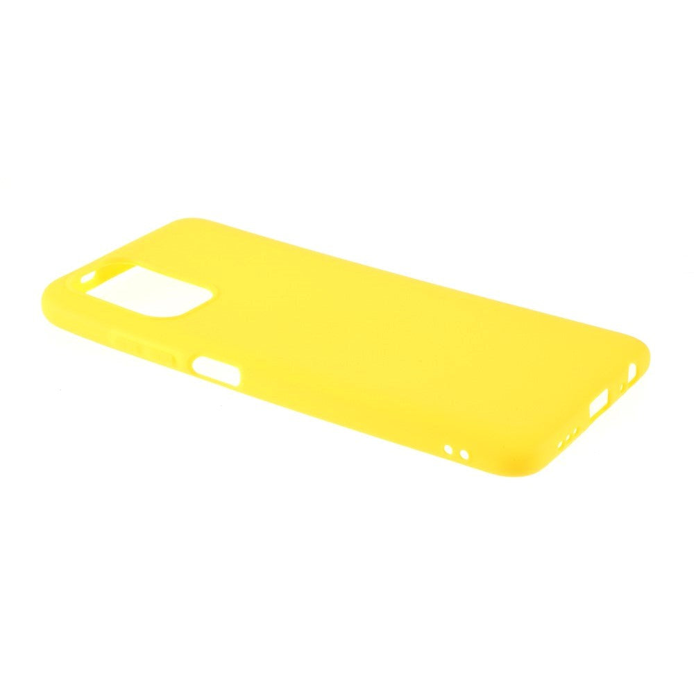 Xiaomi Poco M5S / Redmi Note 10S Fleksibelt Mat Plastik Cover - Gul