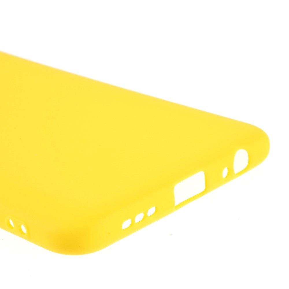 Xiaomi Poco M5S / Redmi Note 10S Fleksibelt Mat Plastik Cover - Gul