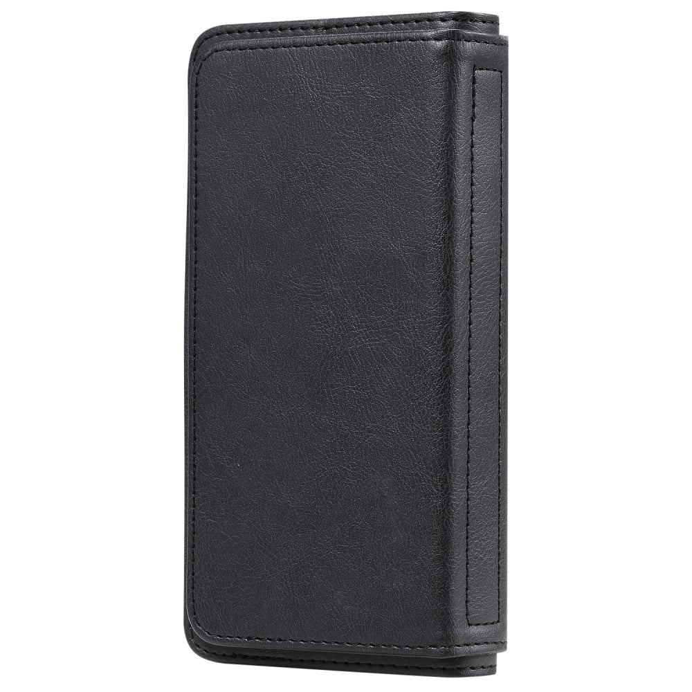 Xiaomi Poco M3 Flip Læder Cover m. Ekstra Kortholder - Sort