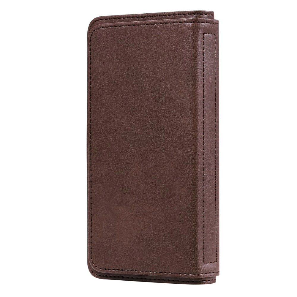 Xiaomi Poco M3 Flip Læder Cover m. Ekstra Kortholder - Brun
