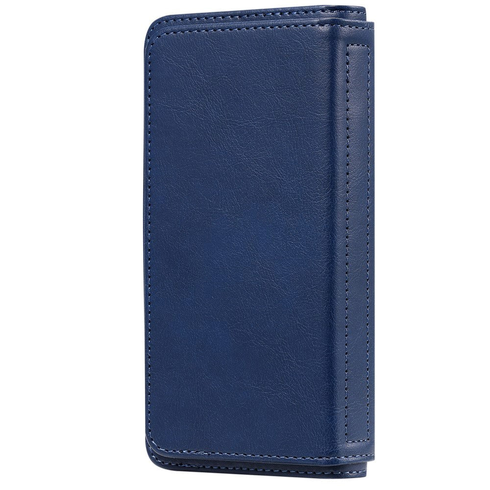 Xiaomi Poco M3 Flip Læder Cover m. Ekstra Kortholder - Blå
