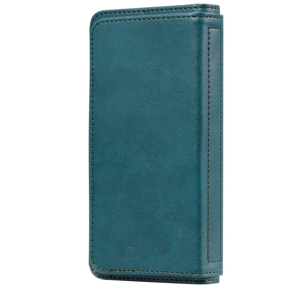 Xiaomi Poco M3 Flip Læder Cover m. Ekstra Kortholder - Grøn