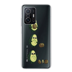Xiaomi 11T / 11T Pro Fleksibelt Plastik Cover m. Print - Avocado