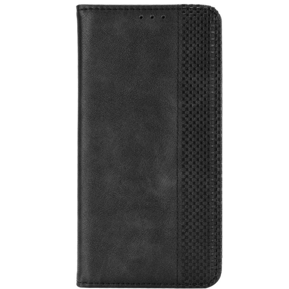 Xiaomi Redmi Note 11 Pro+ (Plus) Vintage Look Læder Cover m. Pung - Sort