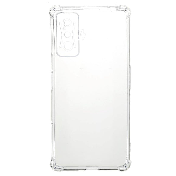 Xiaomi Poco F4 GT Fleksibelt Plastik Shockproof Cover - Gennemsigtig