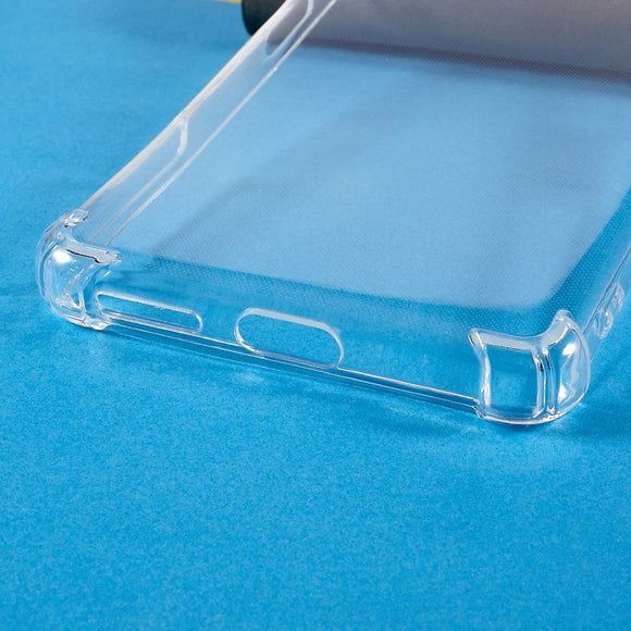 Xiaomi Poco F4 GT Fleksibelt Plastik Shockproof Cover - Gennemsigtig