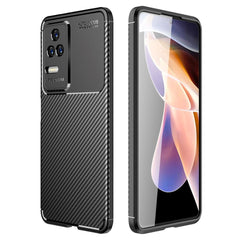 Xiaomi Poco F4 Brushed Carbon Cover - Sort