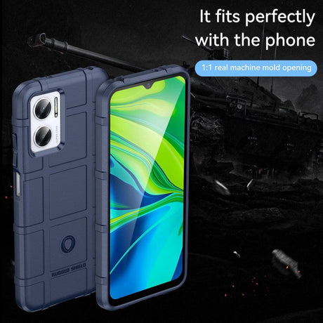 Xiaomi Redmi Note 10 5G Rugged Shield Series Håndværker Cover - Blå