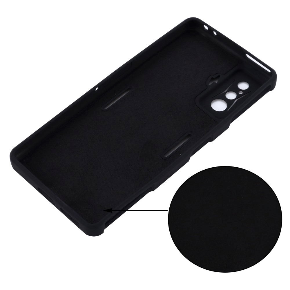 Xiaomi Poco F4 GT Liquid Silikone Cover m. Strop - Sort