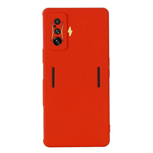 Xiaomi Poco F4 GT Liquid Silikone Cover m. Strop - Rød