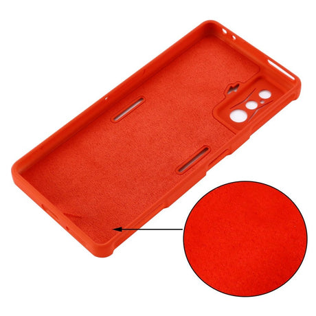 Xiaomi Poco F4 GT Liquid Silikone Cover m. Strop - Rød