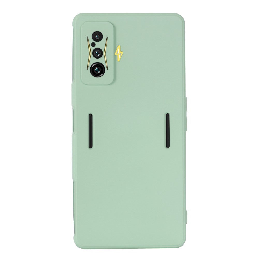 Xiaomi Poco F4 GT Liquid Silikone Cover m. Strop - Grøn