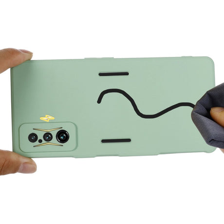 Xiaomi Poco F4 GT Liquid Silikone Cover m. Strop - Grøn