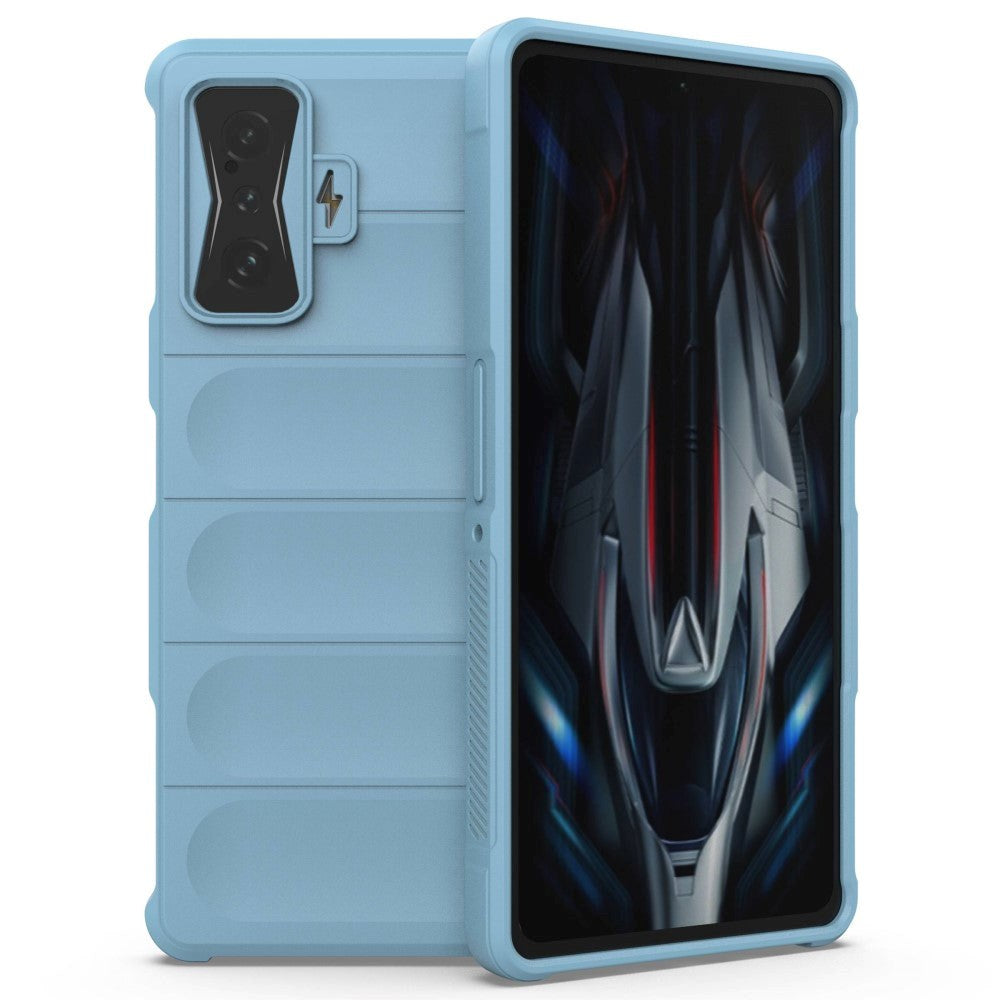 Xiaomi Poco F4 GT Fleksibelt Plastik Cover - Lyseblå