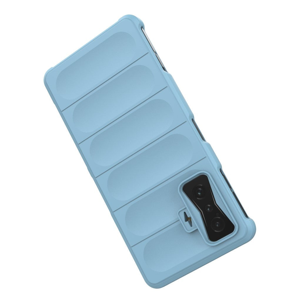 Xiaomi Poco F4 GT Fleksibelt Plastik Cover - Lyseblå