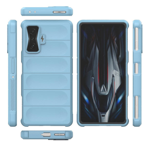 Xiaomi Poco F4 GT Fleksibelt Plastik Cover - Lyseblå