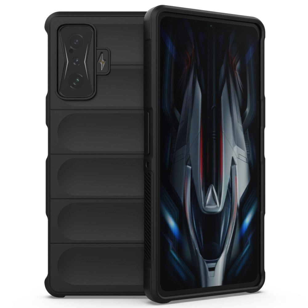 Xiaomi Poco F4 GT Fleksibelt Plastik Cover - Sort
