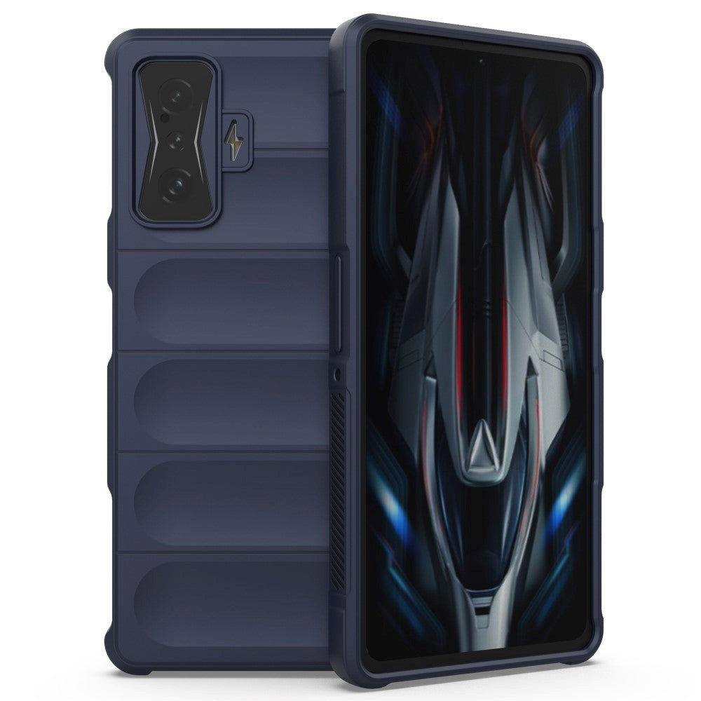Xiaomi Poco F4 GT Fleksibelt Plastik Cover - Mørkeblå