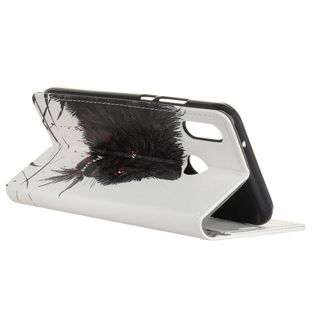 Alcatel 1S (2020) Læder Cover m. Pung Ulv