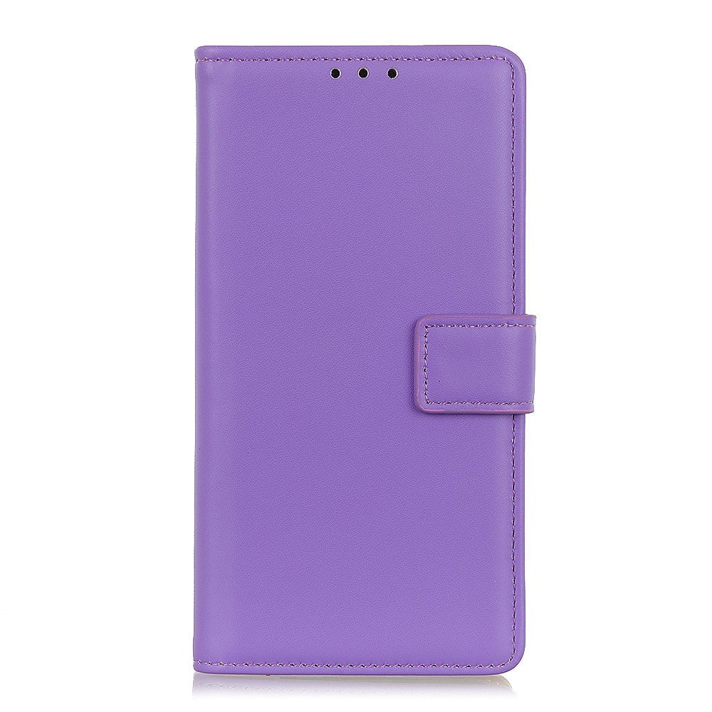 Alcatel 1S (2021) / 3L (2021) Læder Cover m. Pung - Lilla